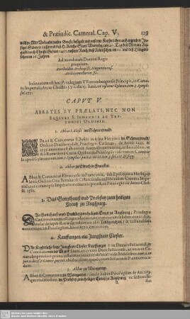 Caput V. Abbates Et Praelati, Nec Non Equites S. Johannis Ac Teutonici Ordinis