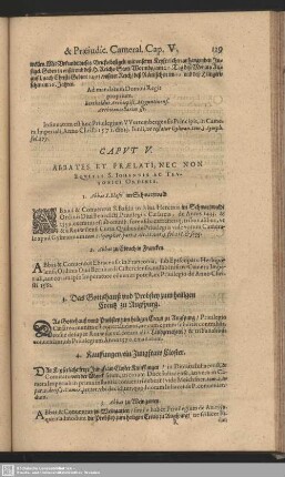 Caput V. Abbates Et Praelati, Nec Non Equites S. Johannis Ac Teutonici Ordinis