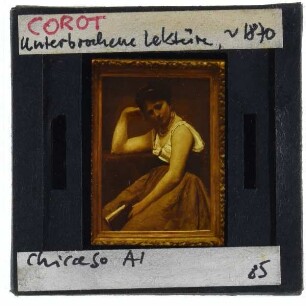 Corot, Unterbrochene Lektüre