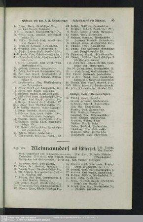 Kleinnaundorf mit Rittergut
