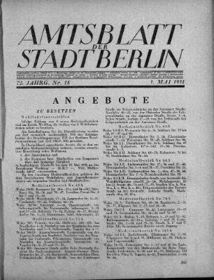 1931,18: Nr. 18, 3. Mai 1931
