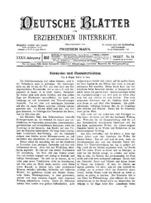 Schulreise und Charakterbildung