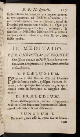117-125, Meditatio II - III