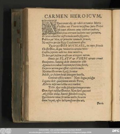 Carmen Heroicum.