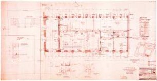 Gsaenger, Gustav; München, Theatinerstr.; Bayerisches Kultusministerium, Erweiterung - Salvatortrakt, Bauteil A (Grundriss EG)