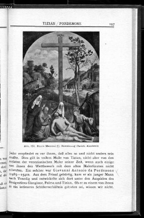 Abb. 159. Rocco Marconi (?): Beweinung Christi. Akademie