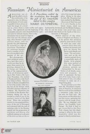 81.1925 = Nr. 337: Russian miniaturist in America