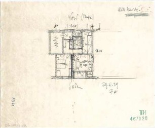 Fischer, Theodor; München, Alte Heide; Wohnanlage "Alte Heide" - Grundriss