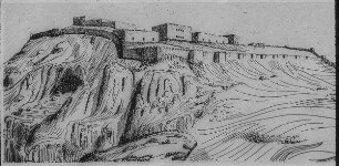 Boghazköy [Bogazkale], Rekonstruktion der Burg von Büyük Kale