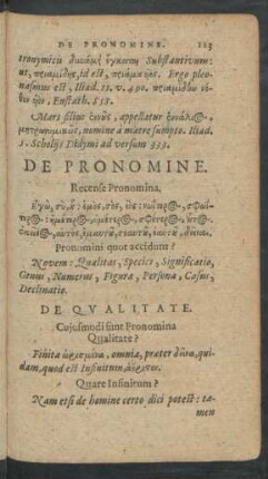 De Pronomine.