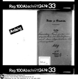Streit über den Vorrang unter den Deputierten des Landesherrn und den Deputierten des Domkapitels
