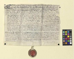 Revers des Konstantin von Guttenberg über die ihm vom Bischof von Fulda Adalbert [von Harstall] laut dessen im Wortlaut inserierter Urkunde vom selben Tag verliehene Propstei Thulba.