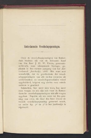 Rotterdamsche Vroedschapspenningen