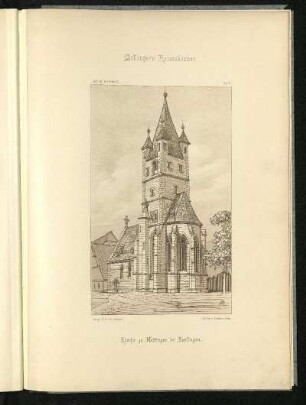 Kirche zu Mettingen bei Esslingen.