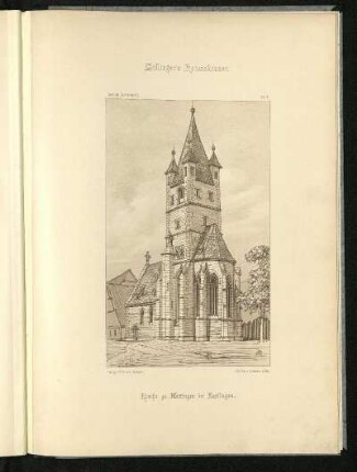 Kirche zu Mettingen bei Esslingen.