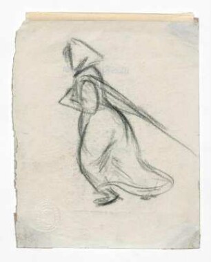 Ziehenden Frau