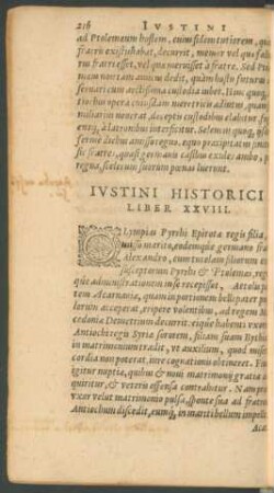 Iustini Historici Liber XXVIII.