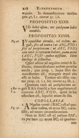 Corollaria