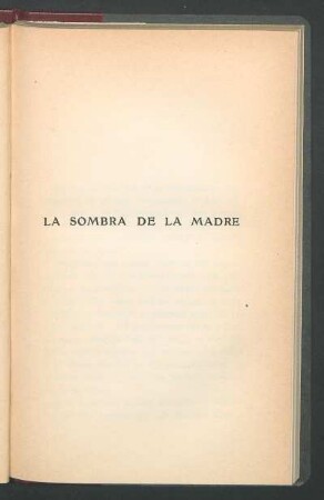 La sombra de la madre