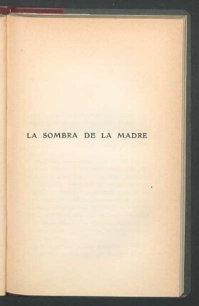 La sombra de la madre