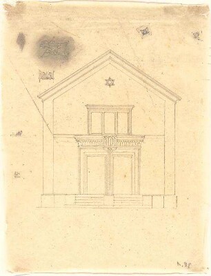 Voit, August von; ; Synagoge - Ansicht