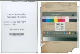 Entnazifizierung Karl Averesch , geb. 26.04.1896 (Lehrer)