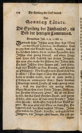 258-275, Am Sonntag Laetare.