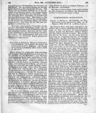 Hoffmann, K. F. V.: Allgemeine Erdbeschreibung für Schulen. Stuttgart: Hoffmann 1833