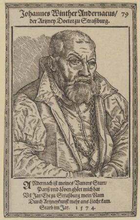 Bildnis des Johannes Winther Andernacus