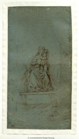 Thronende Madonna