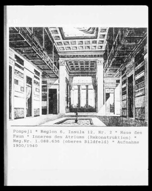 Pompeji, Haus des Faun, Atrium