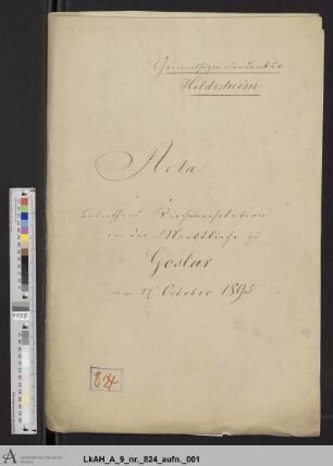 Goslar (Marktkirche): Visitationsakten