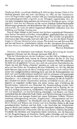 Ottensen, zur Geschichte eines Stadtteils : Hamburg, Selbstverlag der Ausstellungsgruppe Ottensen und des Altonaer Museums, 1982