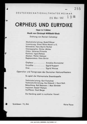 Orpheus und Eurydike