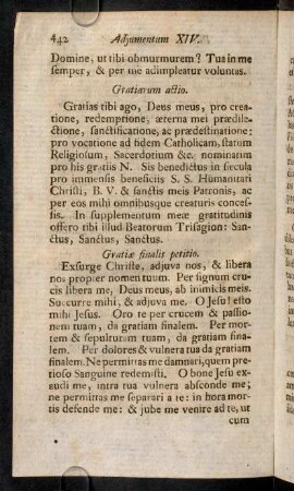 442-450, Gratias tibi ago, Deus meus, pro creatione, ...