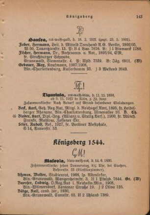 Königsberg 1544