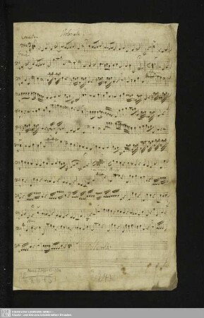 violoncello : Schreiber: Bach, Johann Sebastian