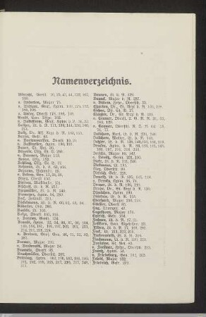 Namenverzeichnis