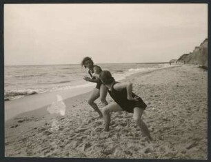 Bewegungsstudie am Strand