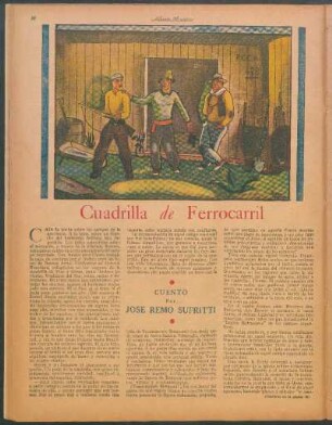 Cuadrilla de ferrocarril : Cuento por José Remo Sufritti