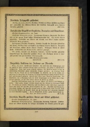 Verlustreicher Angriff der Engländer, Franzosen und Amerikaner.