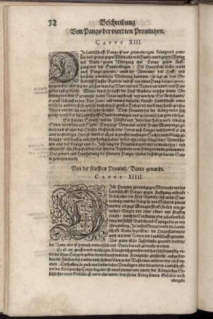 Caput XIIII. Von der fünfften Provintz / Batta genandt