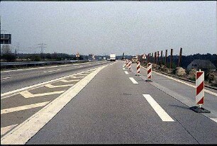 Ausfahrt aus Nebenfahrbahn Ost (Heilbronn Richtung AK Mannheim) zu Hauptfahrbahn Ost (Heilbronn Richtung AK Mannheim)