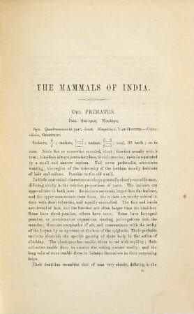 The mammals of India : a natural history of all the animals known to inhabit continental India