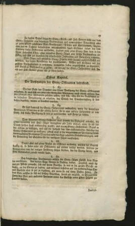 Elftes Kapitel. Die Versetzungen der Grenz-Officianten betreffend