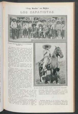 "Fray Mocho" en México : Los zapatistas