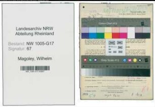 Entnazifizierung Wilhelm Magoley , geb. 03.02.1904 (Disponent)