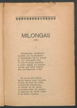 Milongas