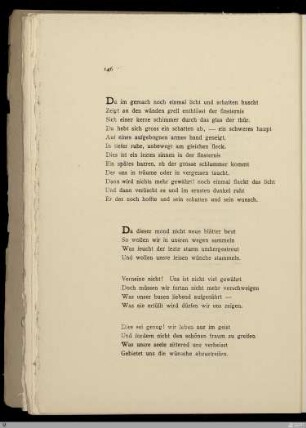 Da im gemach noch einmal licht und schatten huscht