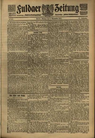 Ausgabe vom Montag, den 05. September 1910.